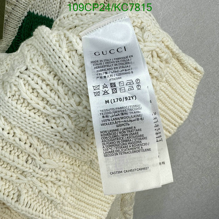 Gucci-Clothing Code: KC7815 $: 109USD