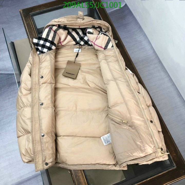 Burberry-Down jacket Men Code: JC1001 $: 209USD