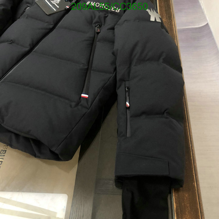 Moncler-Down jacket Men Code: CC3650 $: 209USD