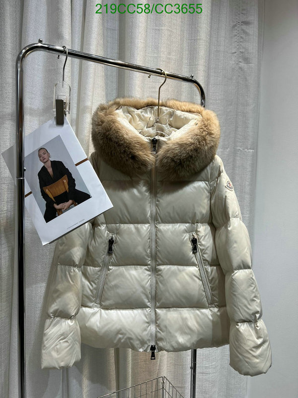 Moncler-Down jacket Women Code: CC3655 $: 219USD