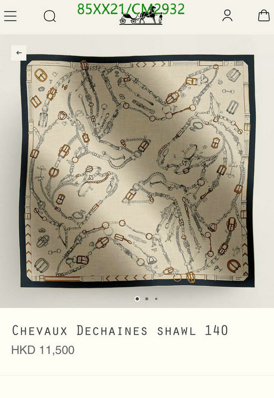 Hermes-Scarf Code: CM2932 $: 85USD