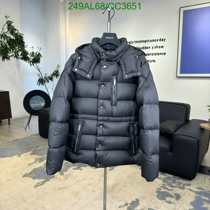 Moncler-Down jacket Men Code: CC3651 $: 249USD