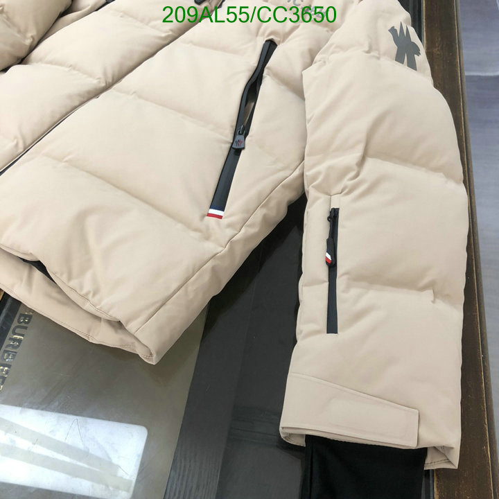 Moncler-Down jacket Men Code: CC3650 $: 209USD