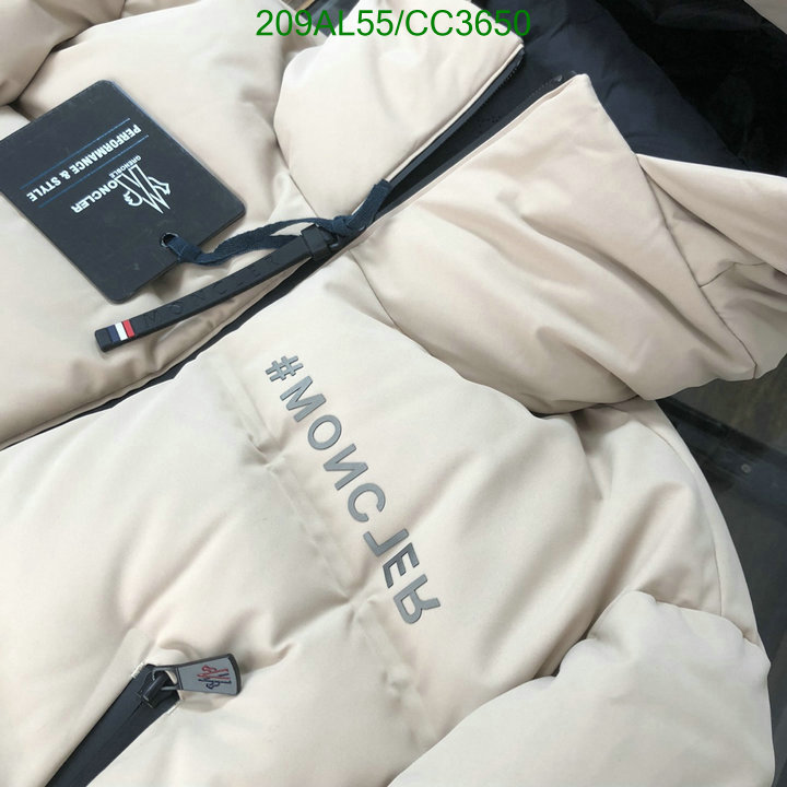 Moncler-Down jacket Men Code: CC3650 $: 209USD