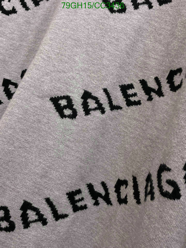 Balenciaga-Clothing Code: CC3436 $: 79USD