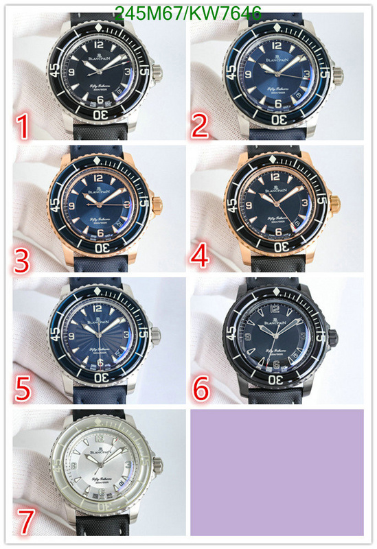 Blancpain-Watch-Mirror Quality Code: KW7646 $: 245USD