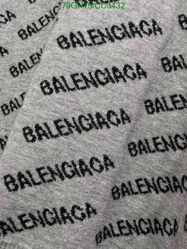 Balenciaga-Clothing Code: CC3432 $: 79USD