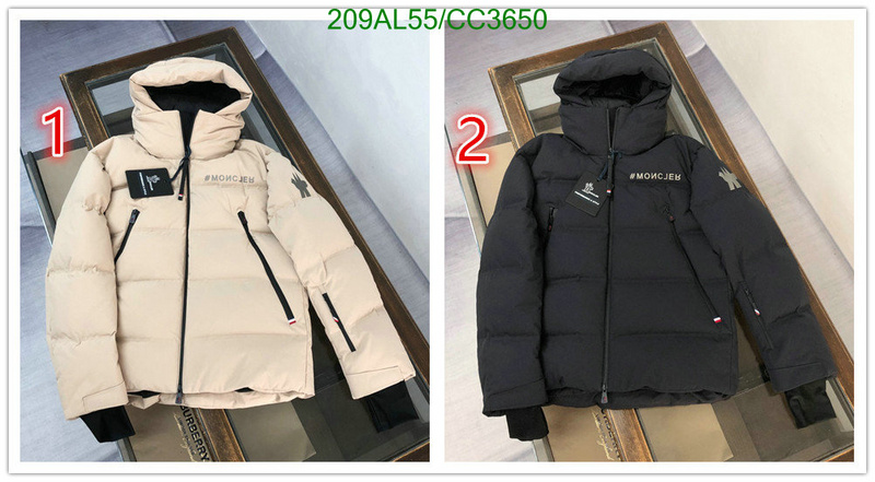 Moncler-Down jacket Men Code: CC3650 $: 209USD