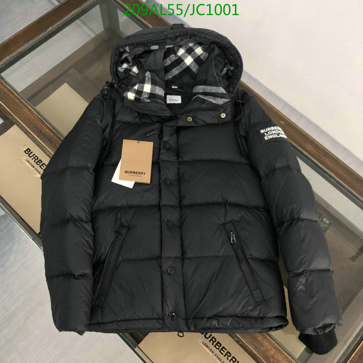 Burberry-Down jacket Men Code: JC1001 $: 209USD