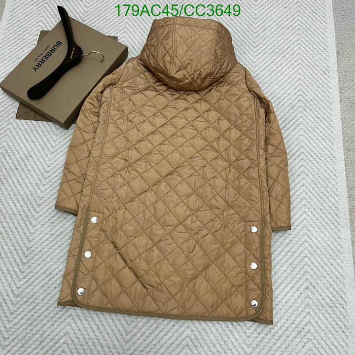 Burberry-Down jacket Women Code: CC3649 $: 179USD