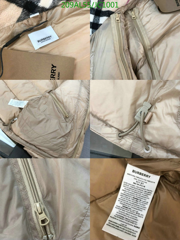 Burberry-Down jacket Women Code: JC1001 $: 209USD