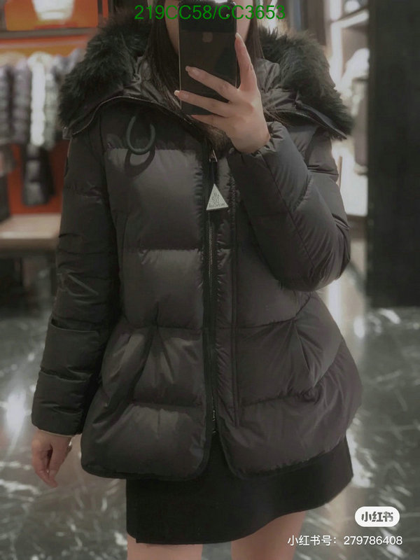 Moncler-Down jacket Women Code: CC3653 $: 219USD