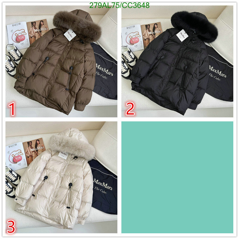 MaxMara-Down jacket Women Code: CC3648 $: 279USD