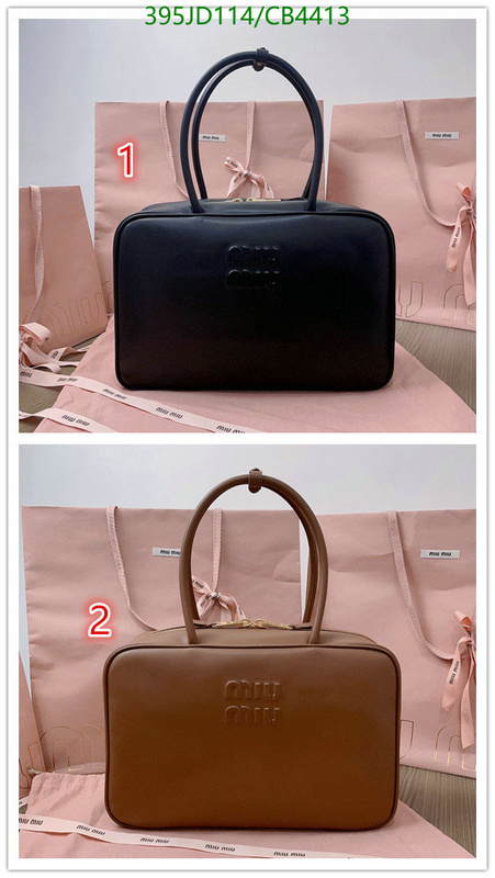 Miu Miu-Bag-Mirror Quality Code: CB4413 $: 395USD