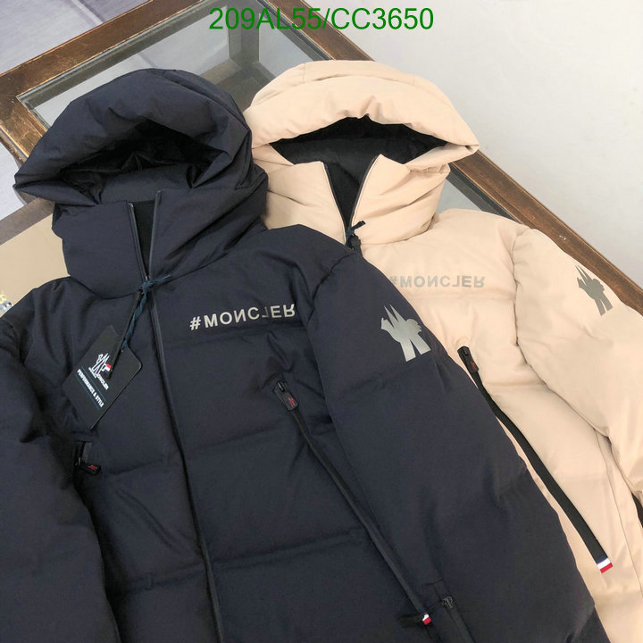 Moncler-Down jacket Men Code: CC3650 $: 209USD