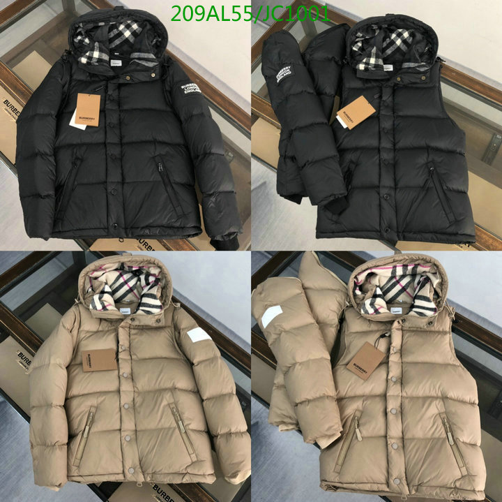 Burberry-Down jacket Women Code: JC1001 $: 209USD