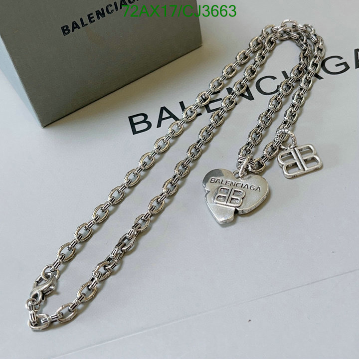 Balenciaga-Jewelry Code: CJ3663 $: 72USD