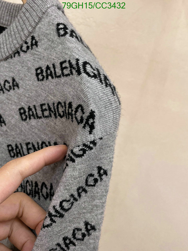 Balenciaga-Clothing Code: CC3432 $: 79USD