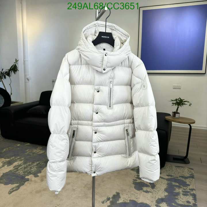 Moncler-Down jacket Men Code: CC3651 $: 249USD