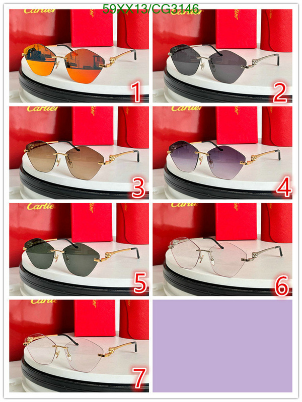 Cartier-Glasses Code: CG3146 $: 59USD