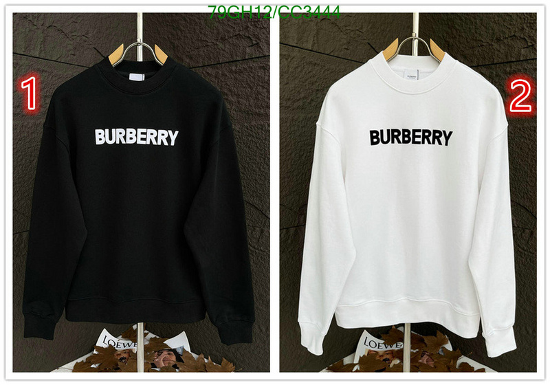 Burberry-Clothing Code: CC3444 $: 79USD