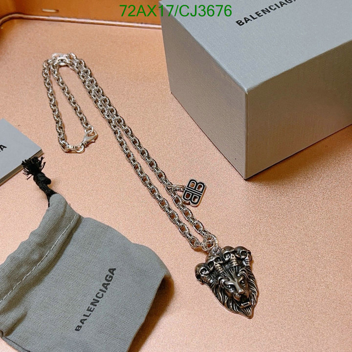 Balenciaga-Jewelry Code: CJ3676 $: 72USD