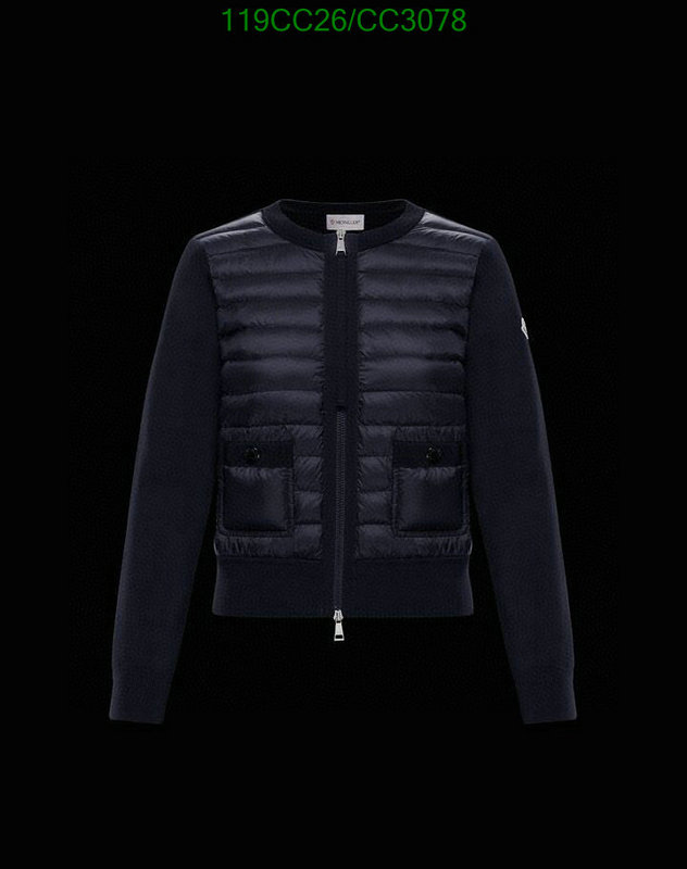 Moncler-Down jacket Women Code: CC3078 $: 119USD