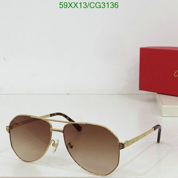 Cartier-Glasses Code: CG3136 $: 59USD