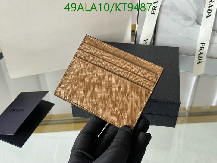 Prada-Wallet Mirror Quality Code: KT9487 $: 49USD