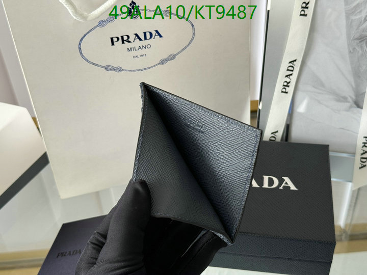 Prada-Wallet Mirror Quality Code: KT9487 $: 49USD