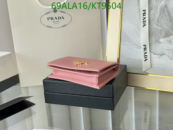 Prada-Wallet Mirror Quality Code: KT9504 $: 69USD