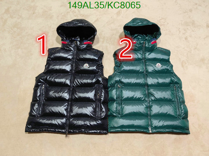 Moncler-Down jacket Men Code: KC8065 $: 149USD