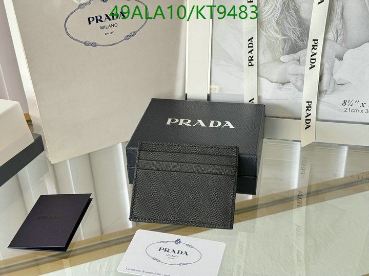 Prada-Wallet Mirror Quality Code: KT9483 $: 49USD