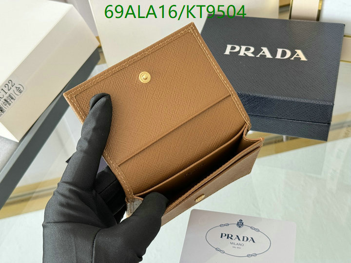 Prada-Wallet Mirror Quality Code: KT9504 $: 69USD