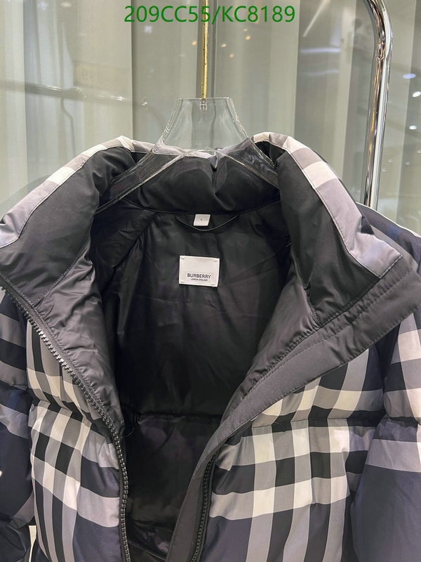 Burberry-Down jacket Women Code: KC8189 $: 209USD