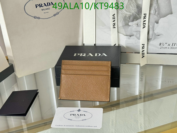 Prada-Wallet Mirror Quality Code: KT9483 $: 49USD