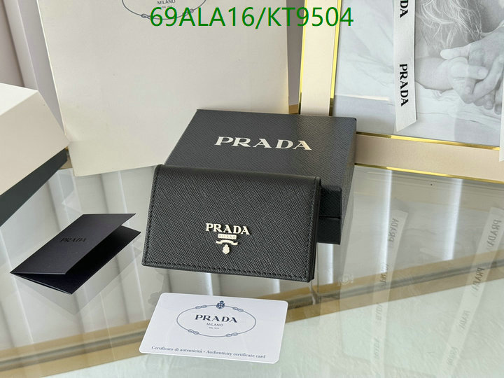 Prada-Wallet Mirror Quality Code: KT9504 $: 69USD