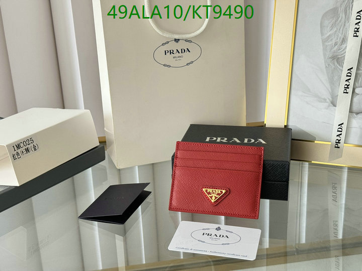 Prada-Wallet Mirror Quality Code: KT9490 $: 49USD