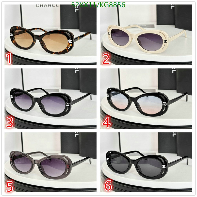 Chanel-Glasses Code: KG8856 $: 52USD