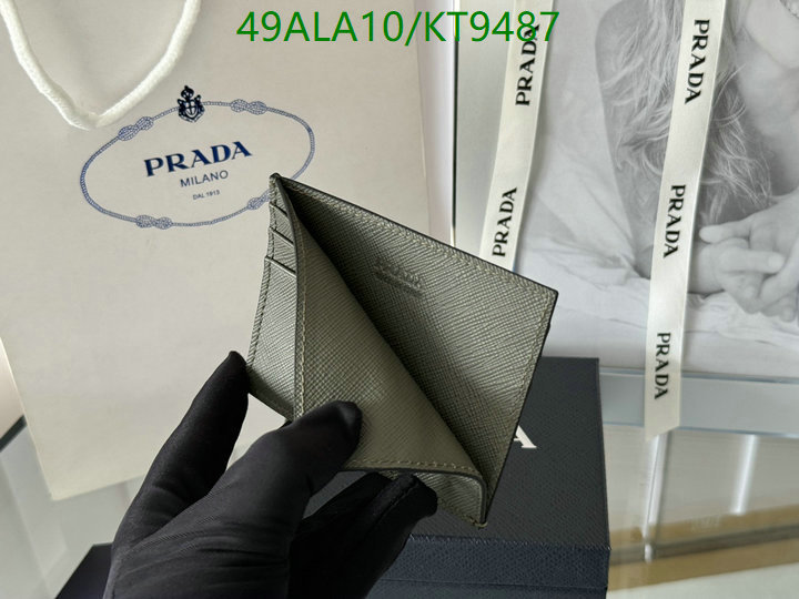 Prada-Wallet Mirror Quality Code: KT9487 $: 49USD