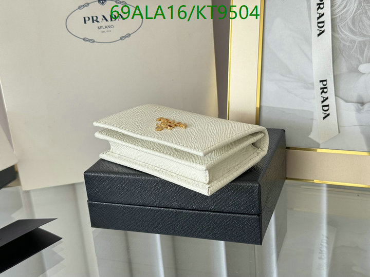 Prada-Wallet Mirror Quality Code: KT9504 $: 69USD