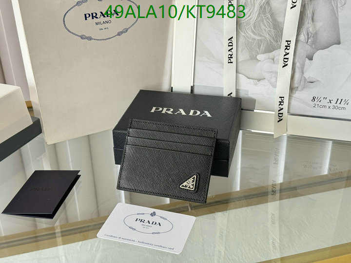 Prada-Wallet Mirror Quality Code: KT9483 $: 49USD