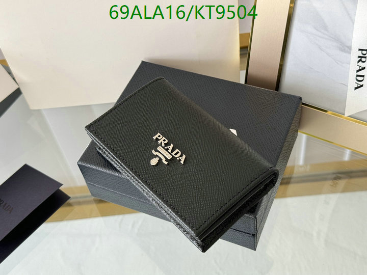 Prada-Wallet Mirror Quality Code: KT9504 $: 69USD