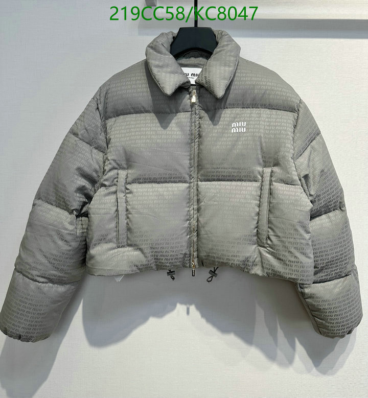 Miu Miu-Down jacket Women Code: KC8047 $: 219USD