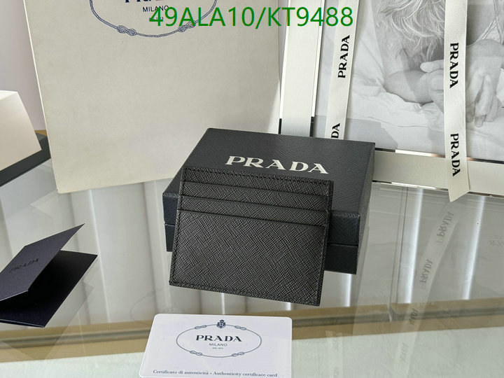 Prada-Wallet Mirror Quality Code: KT9488 $: 49USD