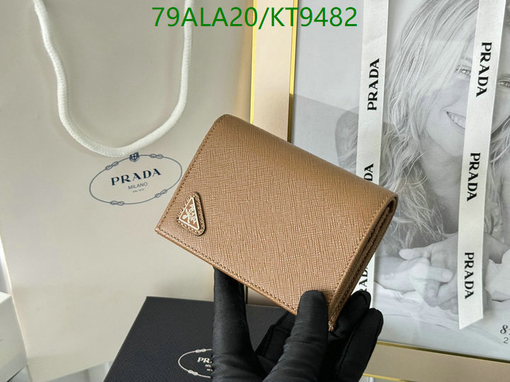 Prada-Wallet Mirror Quality Code: KT9482 $: 79USD