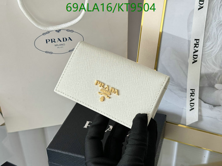 Prada-Wallet Mirror Quality Code: KT9504 $: 69USD