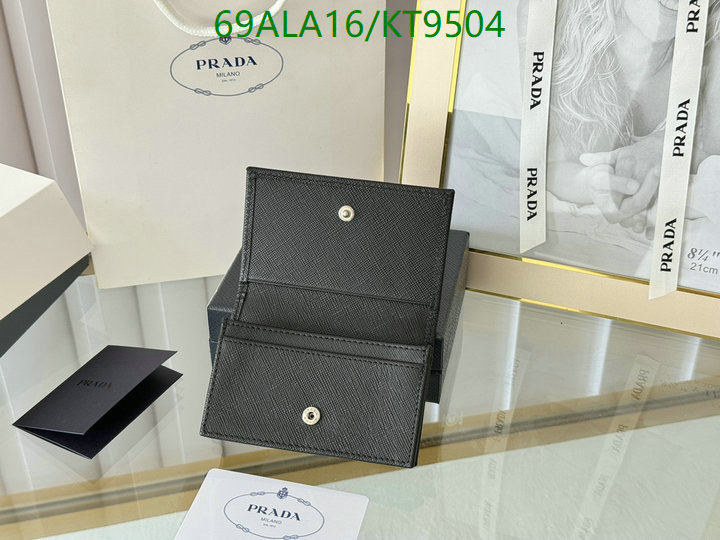 Prada-Wallet Mirror Quality Code: KT9504 $: 69USD