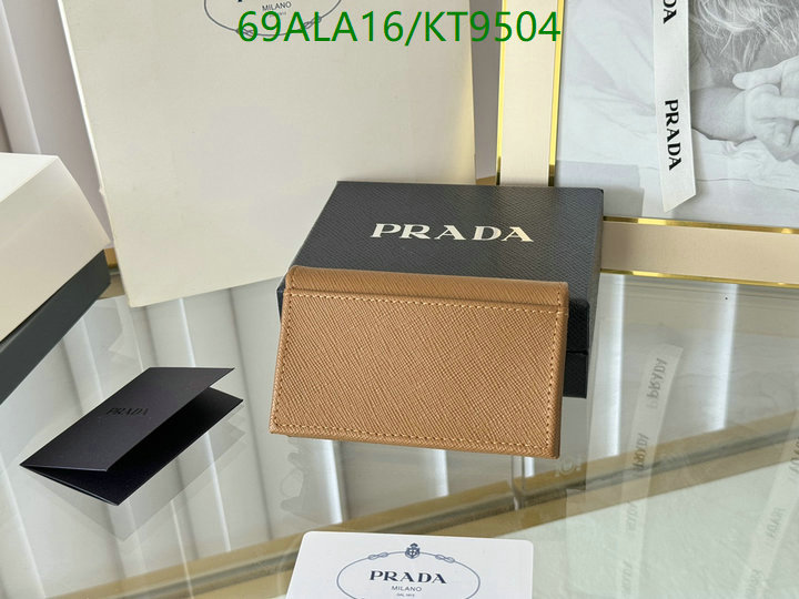 Prada-Wallet Mirror Quality Code: KT9504 $: 69USD