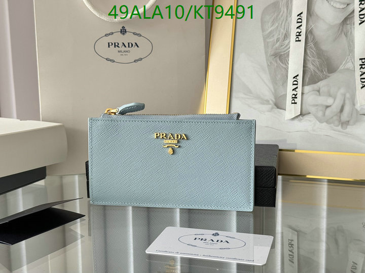 Prada-Wallet Mirror Quality Code: KT9491 $: 49USD